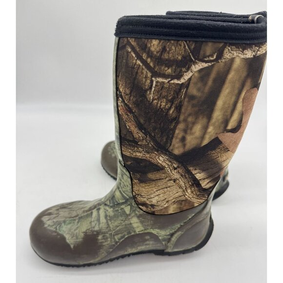 Bogs Youth Classic High Mossy Oak Hunting Boots 10" Camo Outdoors Pull On Rubber - Picture 3 of 14